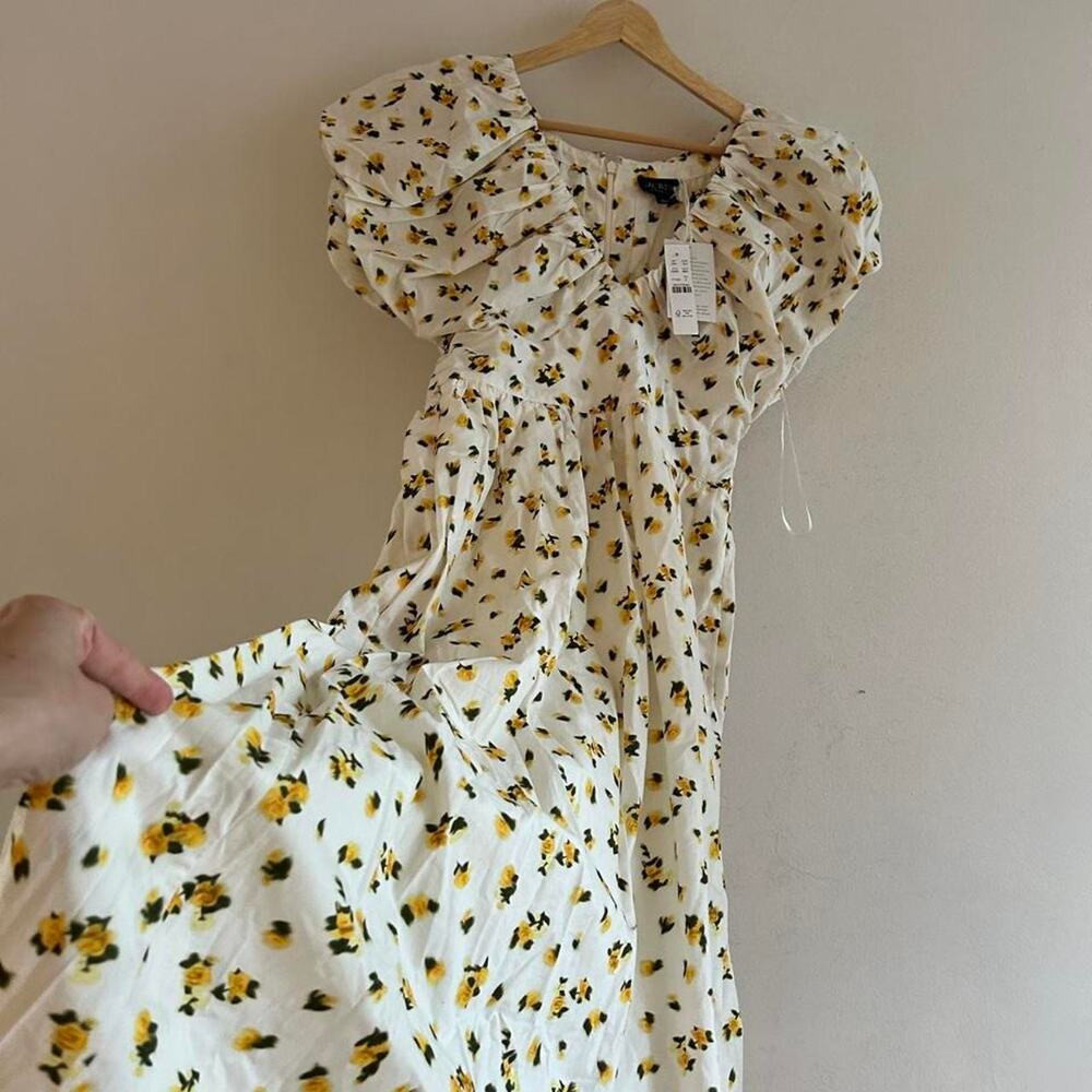 J crew yellow white